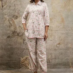 mokshi Printed Shirt With Trousers Co-Ords-image-6