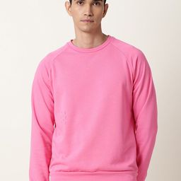 ARTICALE Men Pink Sweatshirt-image-90