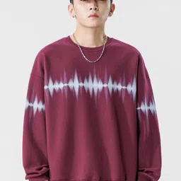HERE&NOW Men Long Sleeves Ribbed Sweatshirt-image-45