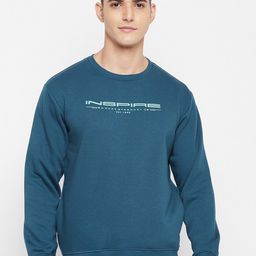 Duke Men Blue Printed Sweatshirt-image-119