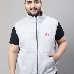 Rute Plus Size Mock Collar Cotton Sweatshirt-6