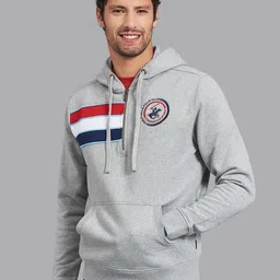Beverly Hills Polo Club Men Grey Hoodie Sweatshirts-image-39