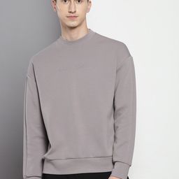 Calvin Klein Round Neck Cotton Pullover Sweatshirt-picture-12