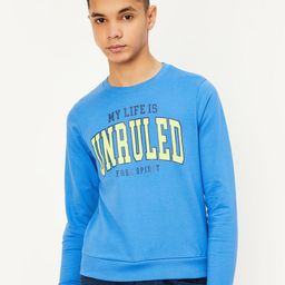 max Boys Typography Printed Cotton Pullover-image-84
