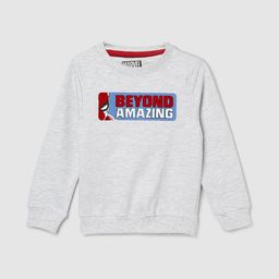 max Boys Spider-Man Printed Pullover-image-15