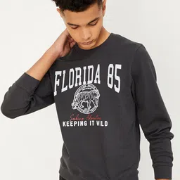 max Boys Typography Printed Cotton Pullover-picture-11