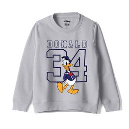 Wear Your Mind Boys Printed Donald Duck Cotton Sweatshirt-21