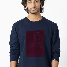 RARE RABBIT Men Velot Geometric Printed Sweatshirt-picture-54