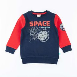 JusCubs Boys Navy Blue Printed Cotton Sweatshirt-image-71