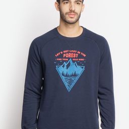 Wildcraft Men Navy Blue Printed Sweatshirt-image-23