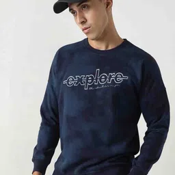 Wildcraft Men Navy Blue Printed Sweatshirt-image-54