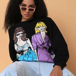 SHOWOFF Women Printed Sweatshirt-image-49