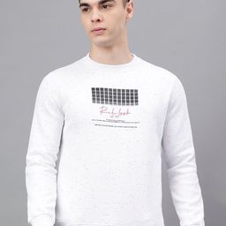 Richlook Typography Printed Round Neck Pullover-image-2