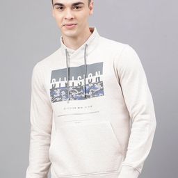 Richlook Typography Printed Mock Collar Pullover-picture-4