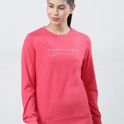 Lovable Sport Typography Printed Ribbed Sweatshirt-image-12