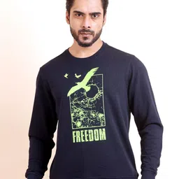 berry blues Graphic Printed Cotton Round Neck Pullover Sweatshirt-picture-49