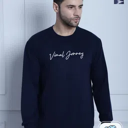 mack jonney VIMAL JONNEY Pack Of 2 Typography Printed Fleece Sweatshirt-picture-39