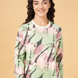 Ajile by Pantaloons Abstract Printed Sweatshirt-image-4