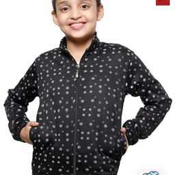 IndiWeaves Girls Pack Of 2 Conversational Printed Fleece Sweatshirt-picture-45