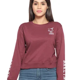 MIST N FOGG Graphic Printed Round Neck Long Sleeve Fleece Sweatshirt-picture-26