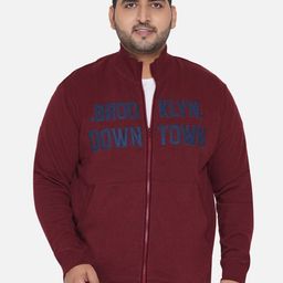 John Pride  Plus Size Printed Front Open Sweatshirt image 1