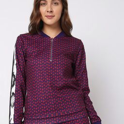 Vero Moda Women Purple Printed Sweatshirt-image-42