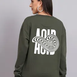 Obaan Typography Printed Sweatshirt-image-36