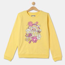 R&B Girls Graphic Printed Cotton Pullover-image-82