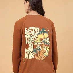 Rigo Graphic Printed Fleece Oversized Pullover Sweatshirt-picture-11