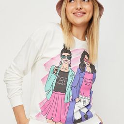 max Graphic Printed Cotton Sweatshirt-image-23