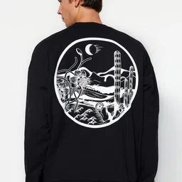 Trendyol Graphic Printed Pullover Sweatshirt-picture-9