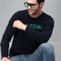 Rigo Men Blue Printed Sweatshirt-image-37