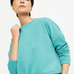 max Self Design Round Neck Long Sleeve Cotton Pullover Sweatshirt-image-5