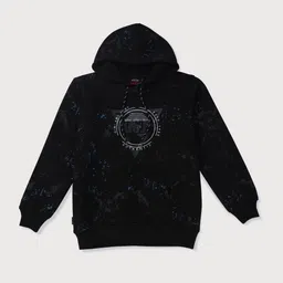Gini and Jony Infant Boys Abstract Printed Fleece Sweatshirt-3