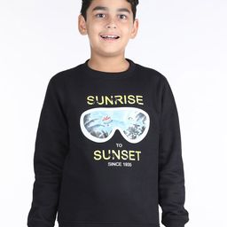 Wingsfield Boys Graphic Printed Fleece Pullover-image-93