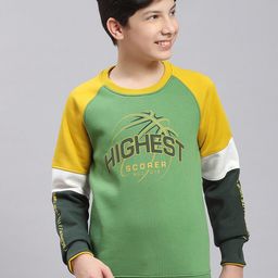 Monte Carlo Boys Typography Printed Sweatshirt-22