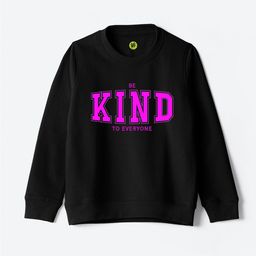 YK Girls Typography Printed Cotton Pullover-image-77