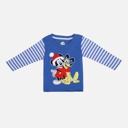 Bodycare Kids Boys Blue Mickey & Pluto Printed Sweatshirt-image-96