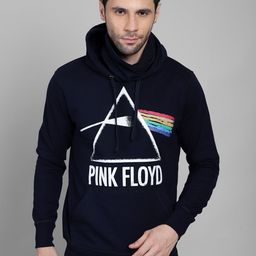 Free Authority Men Blue Pink Floyd Printed Hooded Sweatshirt-image-99