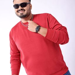 HARDSODA Round Neck Pullover Sweatshirt-image-100