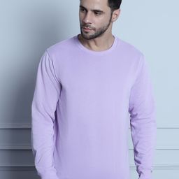 Imsa Moda Round Neck Fleece Pullover Sweatshirt-image-27