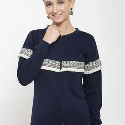 BAESD Henley Neck Long Sleeves Applique Fleece Pullover Sweatshirt-picture-21