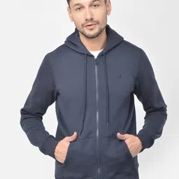 Woodland Men Navy Blue Solid Sweatshirt-image-81