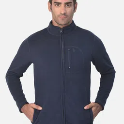 Woodland Men Navy Blue Sweatshirt-image-80