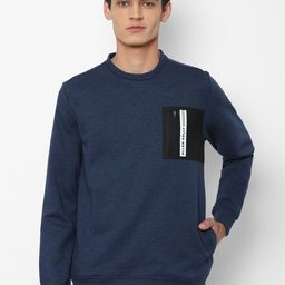 Allen Solly Sport Men Navy Blue Sweatshirt-picture-13