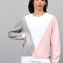 Campus Sutra Women Multicoloured Colourblocked Sweatshirt-image-33