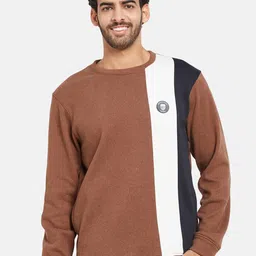 Octave Colourblocked Pullover Fleece Sweatshirt-picture-31