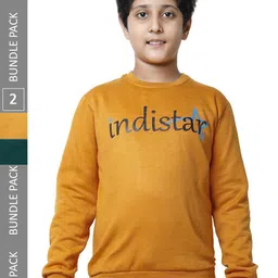 IndiWeaves Boys Pack Of 2 Printed Fleece Sweatshirt-image-36