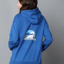 Roadster Women Graphic Printed Hooded Sweatshirt-image-22