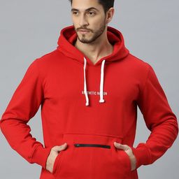AESTHETIC NATION Typography Printed Hooded Sweatshirt-image-65